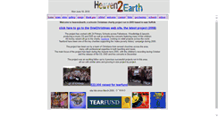 Desktop Screenshot of heaven2earth.rayners.org.uk